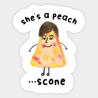 Hobo Johnson - Peach Scone Sticker